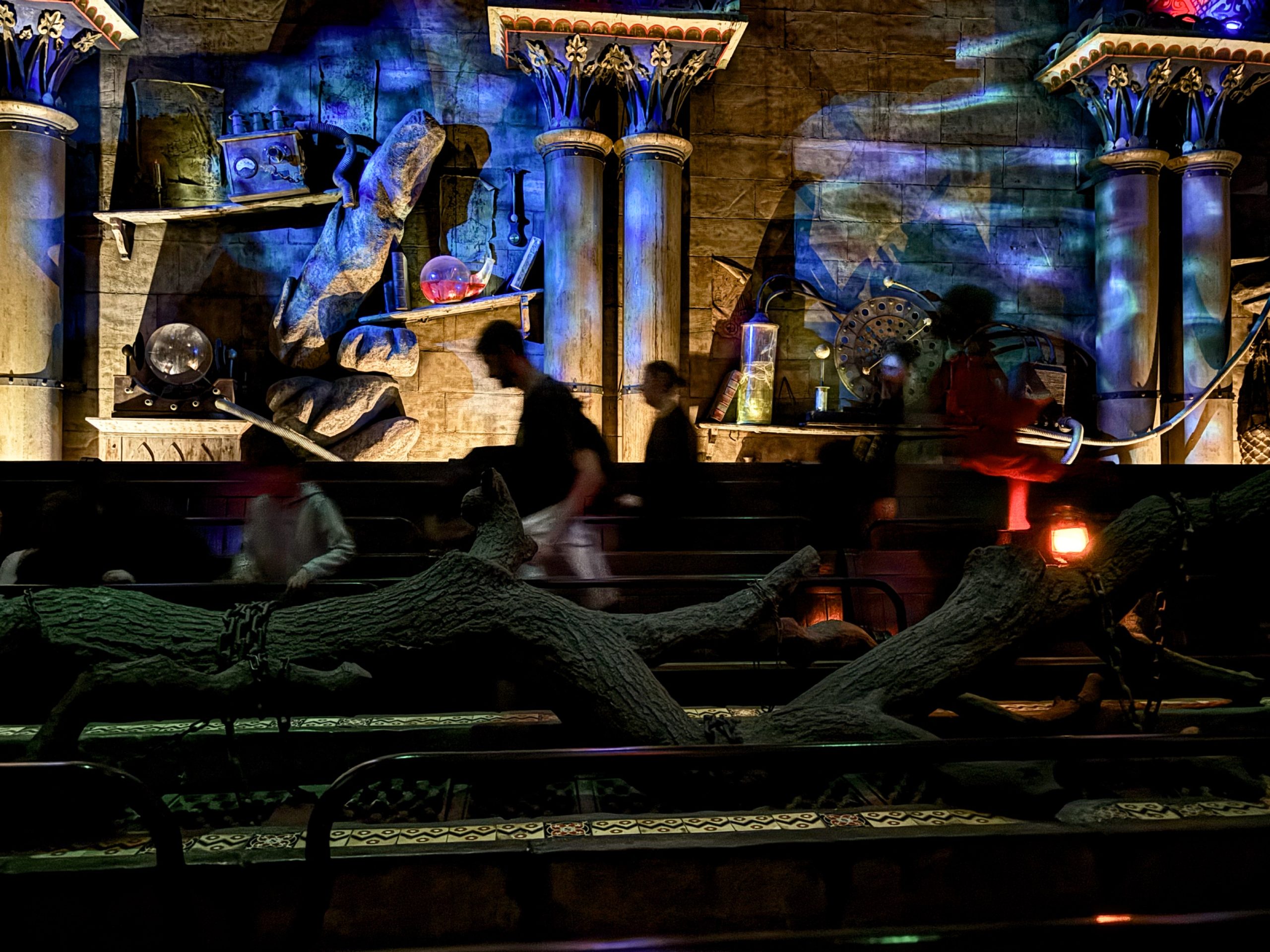 Inside the Hex vault at Alton Towers Resort