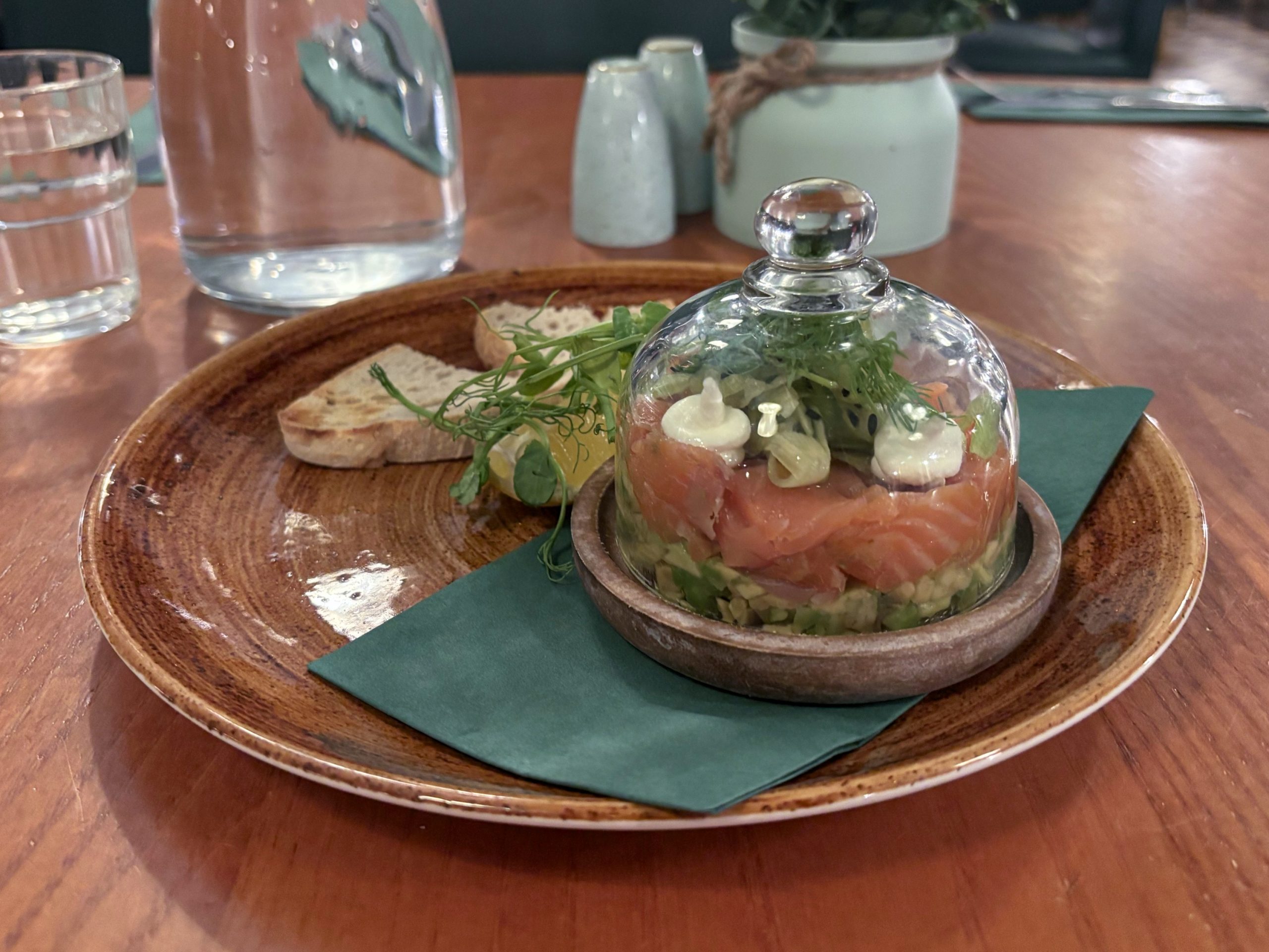 Salmon Starter at The Secret Garden Restaurant