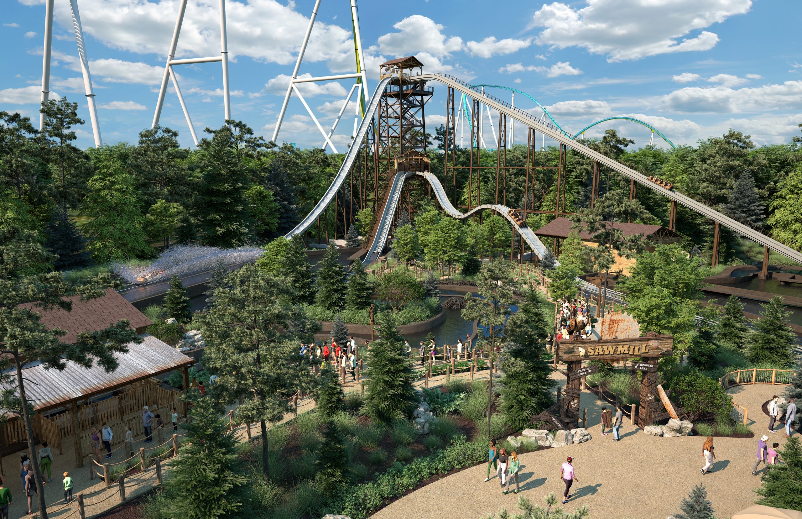 Rip Roarin’ Falls at Carowinds